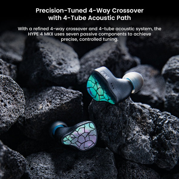 ThieAudio- HYPE 4 MKII 2DD + 4BA Hybrid IEM - 4