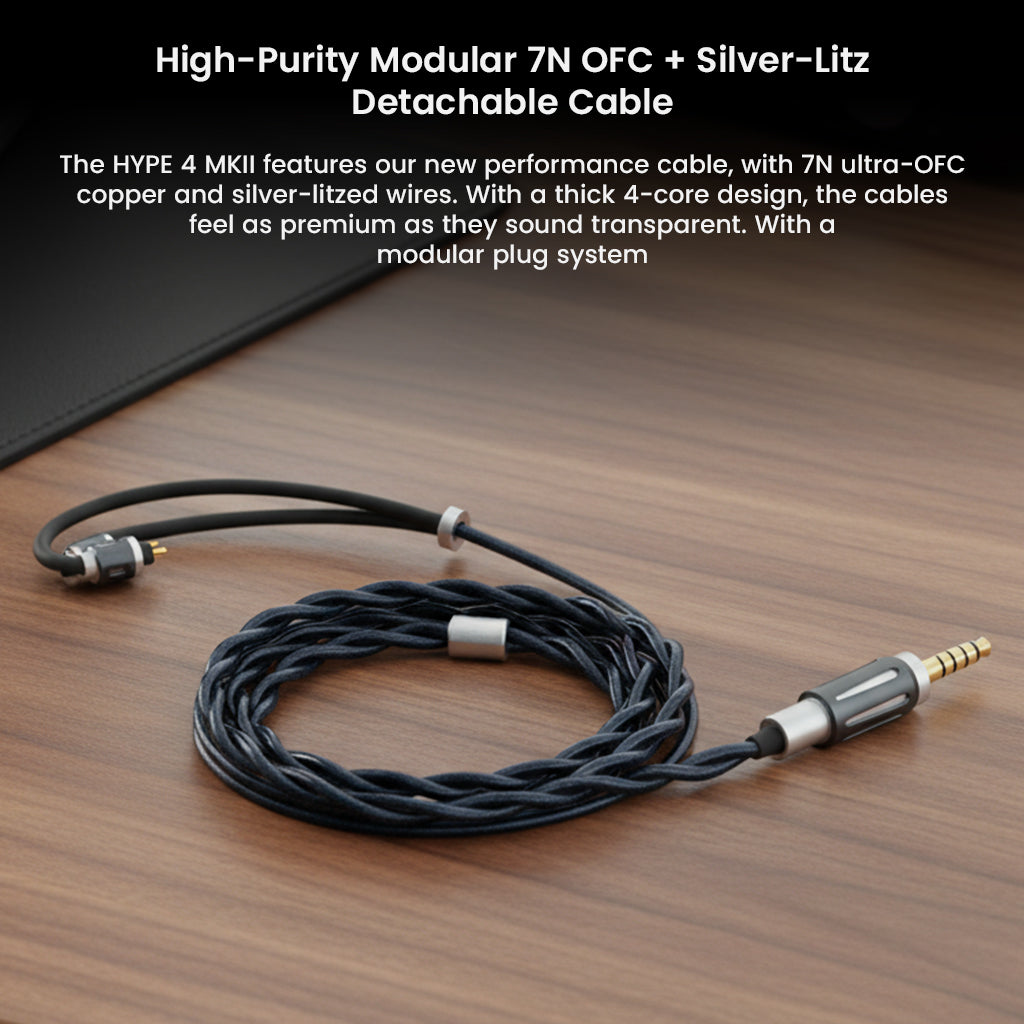 ThieAudio IEM - HYPE 4 MKII | Hybrid Drivers, Studio Sound ThieAudio IEM - HYPE 4 MKII | Hybrid Drivers, Studio Sound