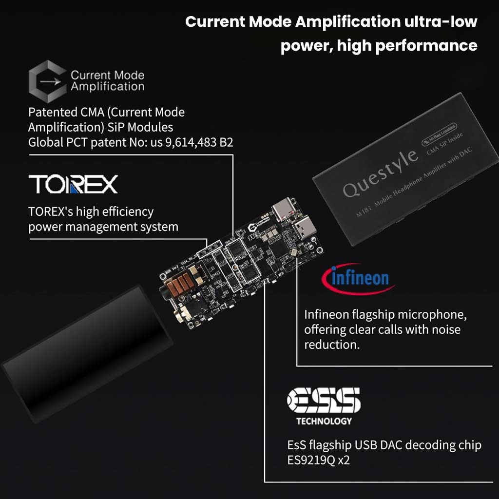 Questyle - M18i ES9219Q Portable DAC & Amp