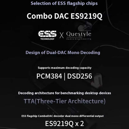 Questyle - M18i ES9219Q Portable DAC & Amp