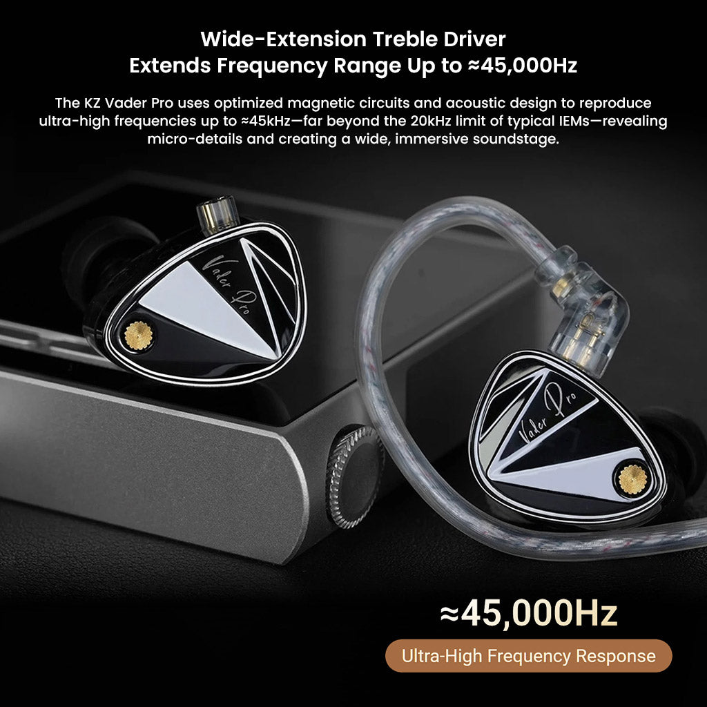 KZ Vader Pro IEM - Dynamic Sound Profiles | Bass & Clarity