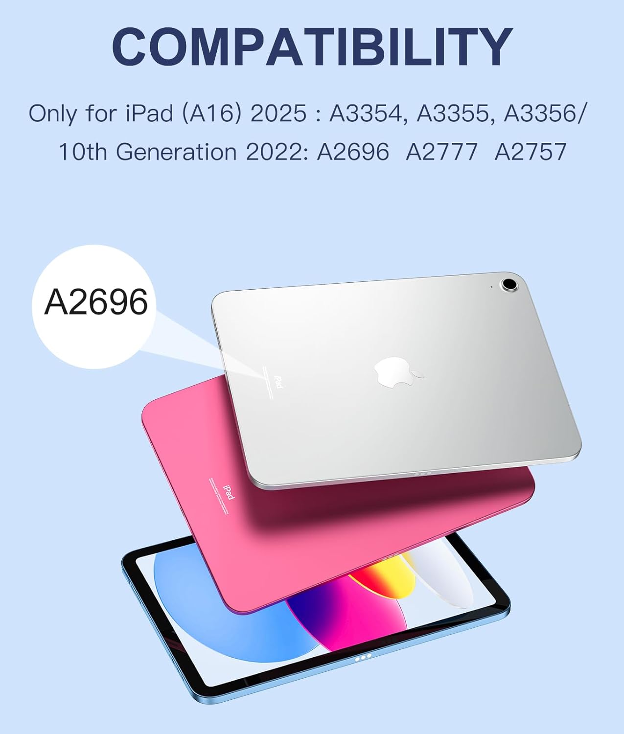 T5508D Keyboard Case for iPad 10th Generation 2022