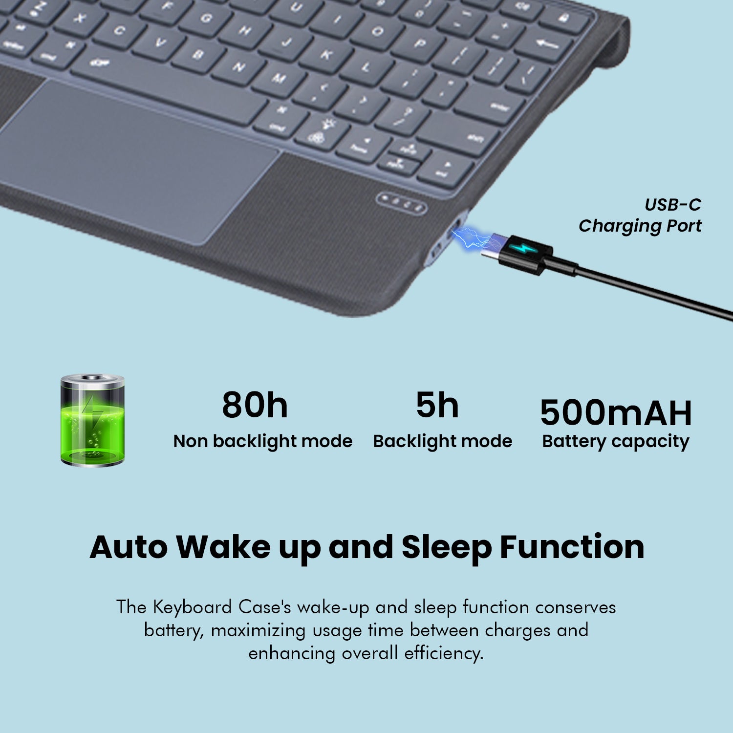T5508D Keyboard Case for iPad 10th Generation 2022