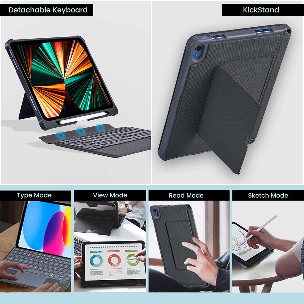 T5508D Keyboard Case for iPad 10th Generation 2022
