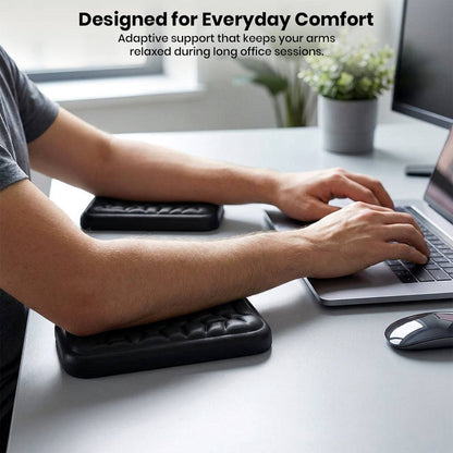 TECPHILE - Ergonomic Keyboard Wrist Rest Pad Support for Keyboard & Mouse