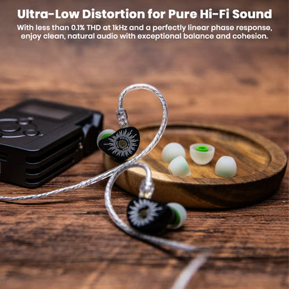 Kiwi Ears X B_Media IEMs with CNC metal faceplate design