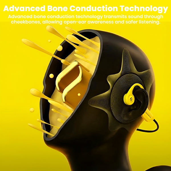 SHEYIN – X5 Bone Conduction IPX8 Water Resistant Bluetooth Headphones - 14