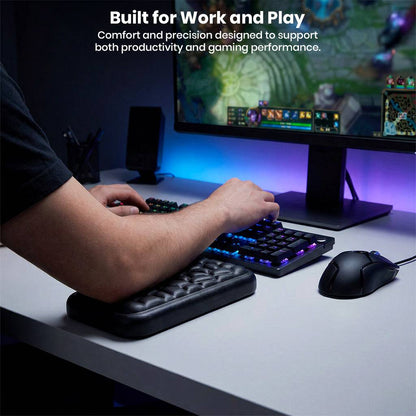 TECPHILE - Ergonomic Keyboard Wrist Rest Pad Support for Keyboard & Mouse