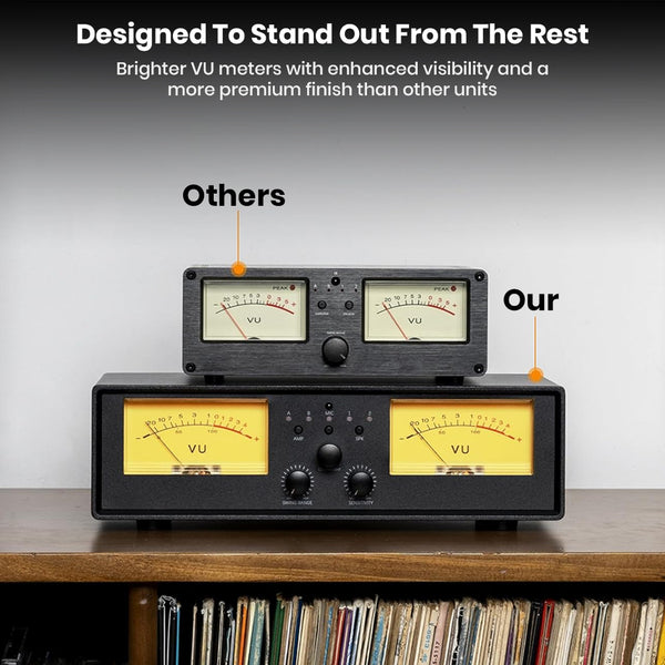 NEOHIPO ET30 VU Meter Amplifier/Speaker Selector Switch Box - 6