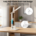 TECPHILE 4-in-1 Smart Study Desk Lamp with Clock, Wireless Charging & Pen Holder - 10