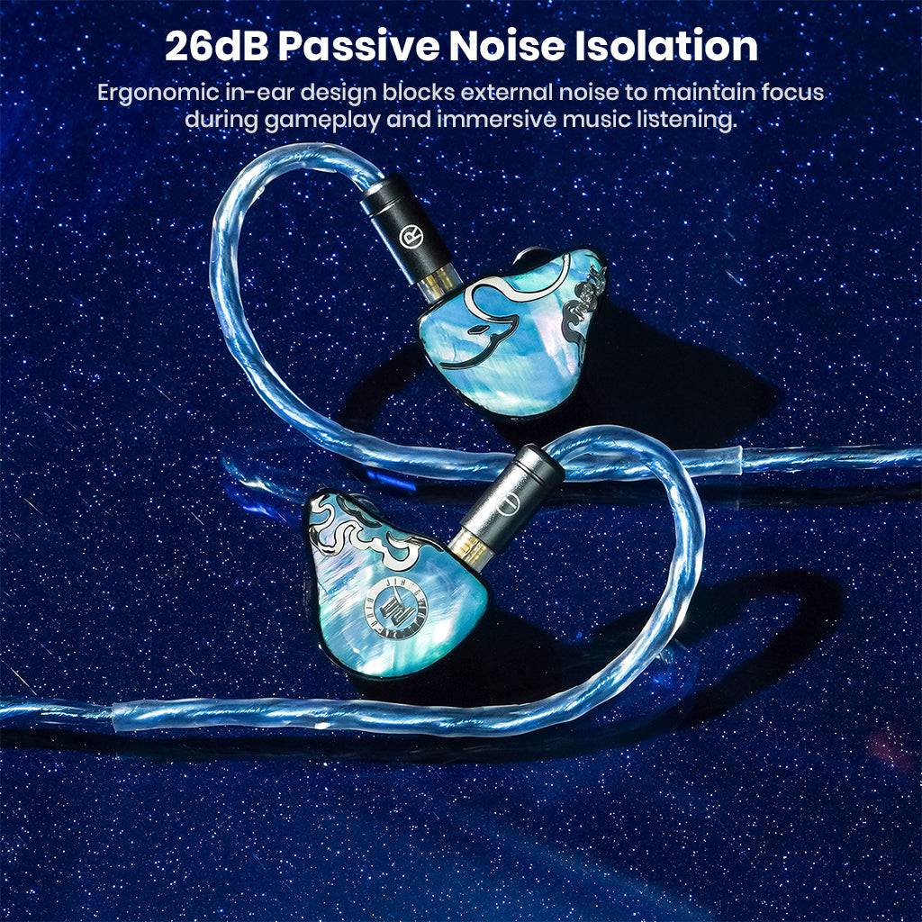 In-ear monitor with noise isolation and ergonomic design