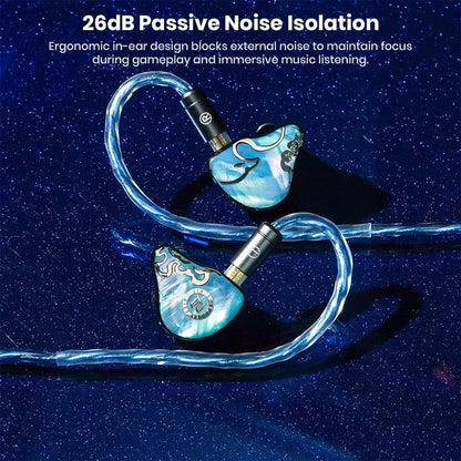 In-ear monitor with noise isolation and ergonomic design