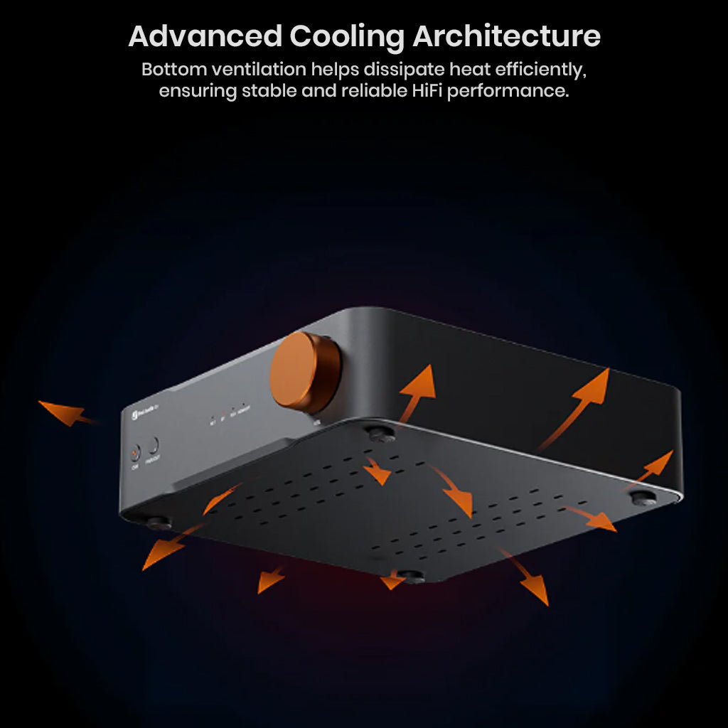 High-quality audio components for pure sound