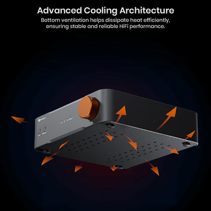 High-quality audio components for pure sound