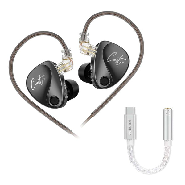 KZ Castor IEM (Improved Bass) + AUDIOCULAR D07 Slim DAC & Amp - 1