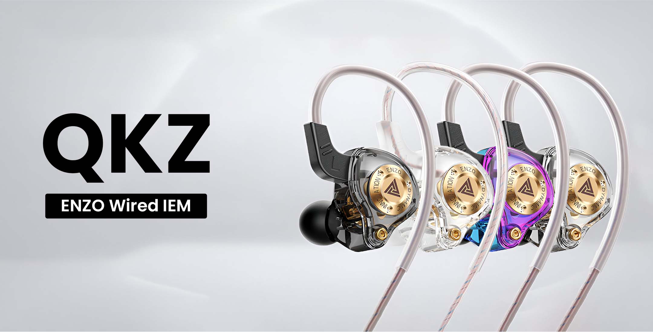 QKZ-ENZO Wired IEM - Immersive Sound, Bass, Mids | Durable