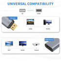 TECPHILE - 4K@30hz Mini Display Port/ DP to HDMI Adapter - 3