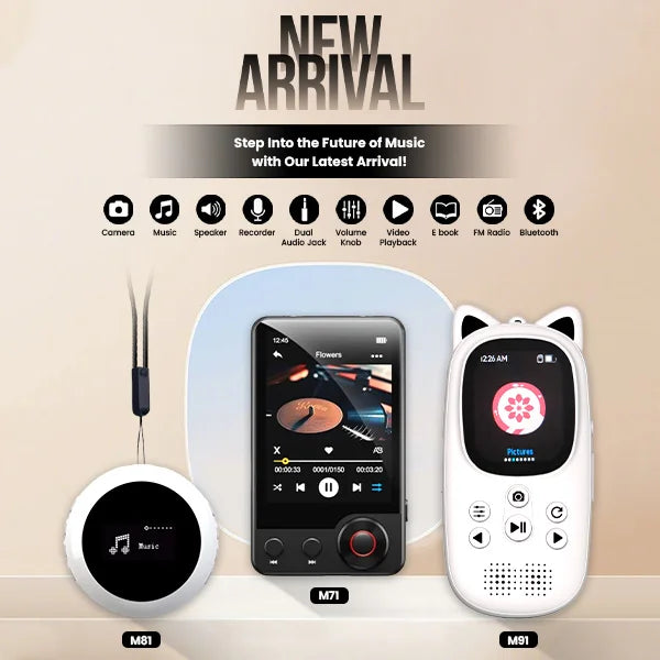 new audiocular mp3 music players