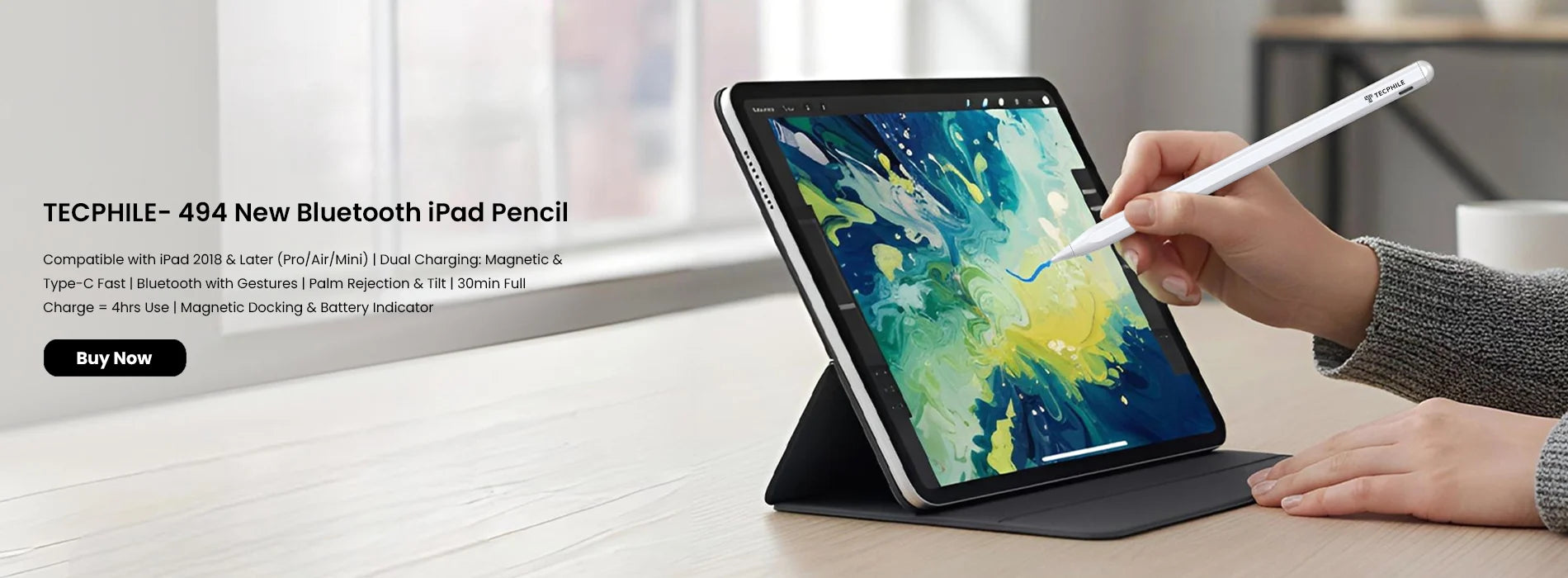 TECPHILE - Bluetooth iPad Pencil