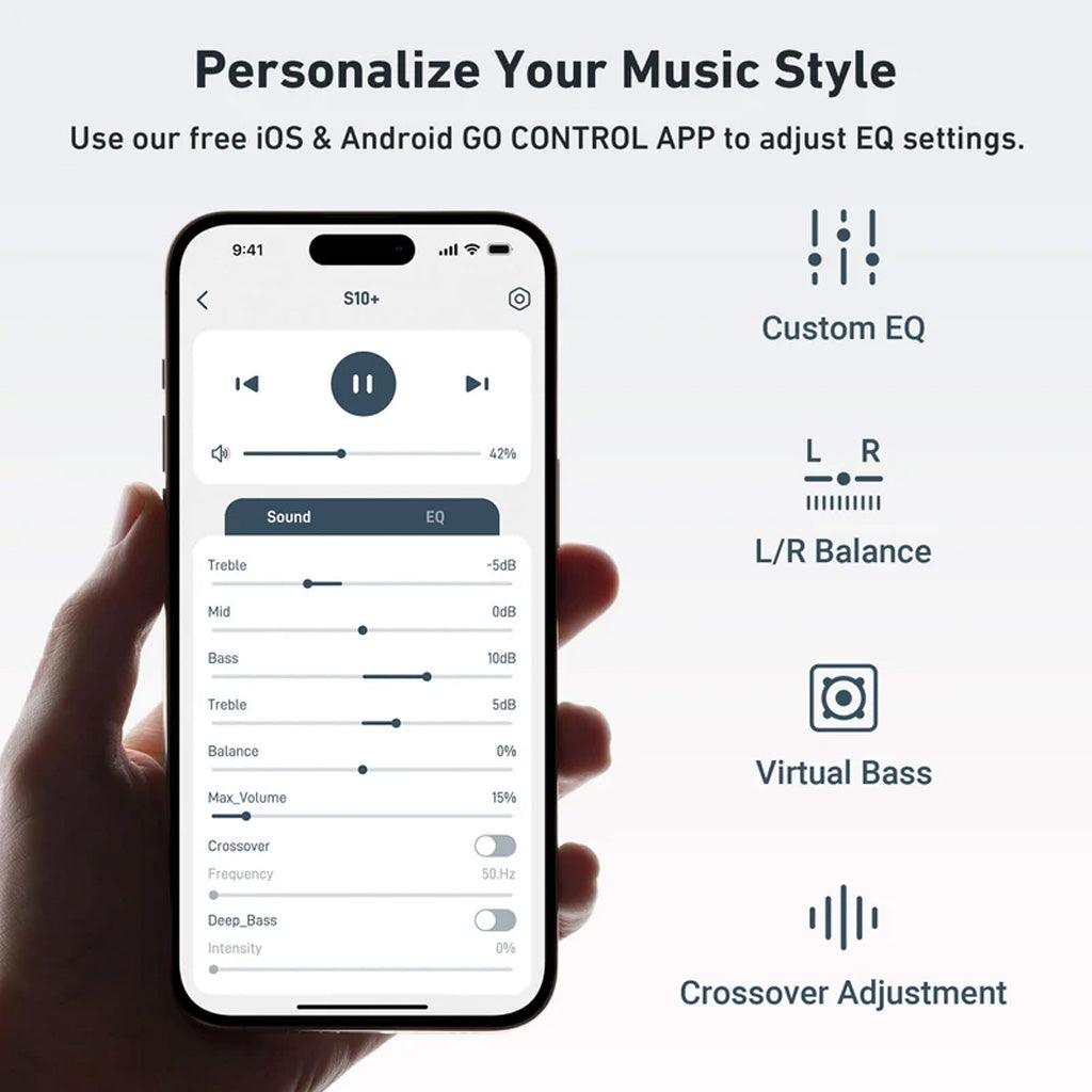 ARYLIC S10+ Wireless Music Streamer with AirPlay, Multiroom Stereo