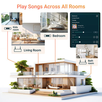 ARYLIC S10+ Wireless Music Streamer with AirPlay, Multiroom Stereo