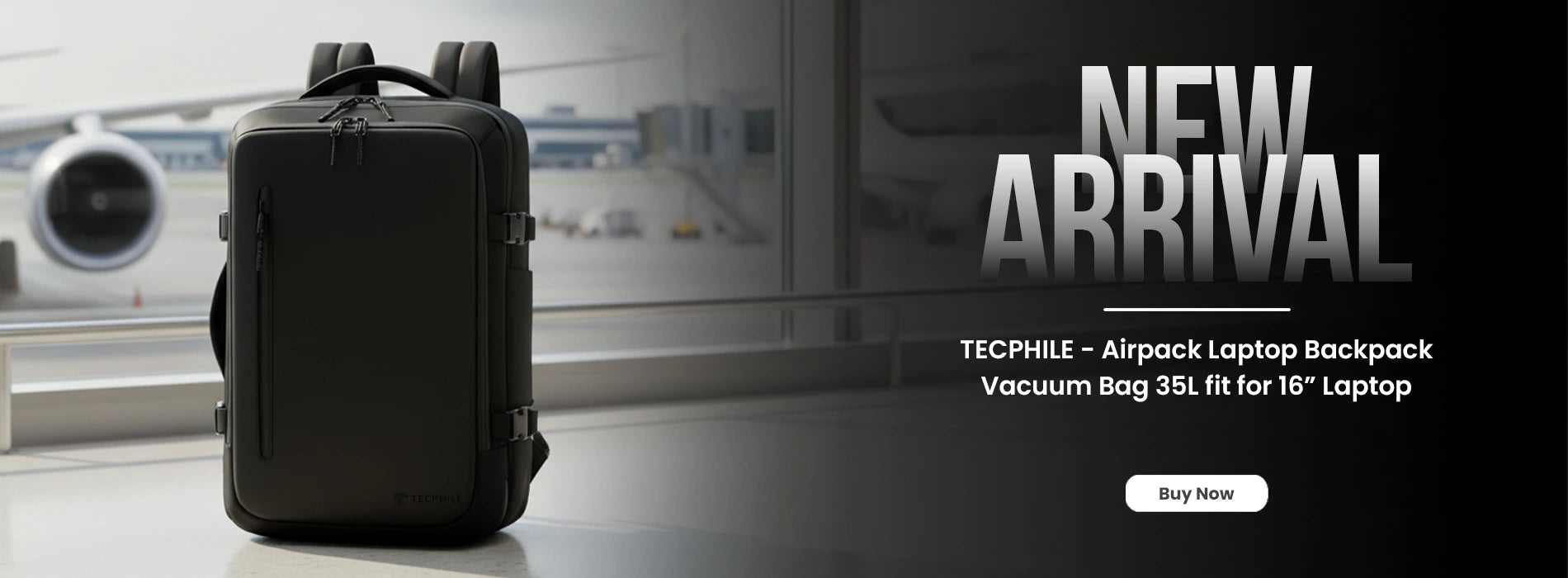 TECPHILE - Airpack Laptop Backpack Vacuum Bag