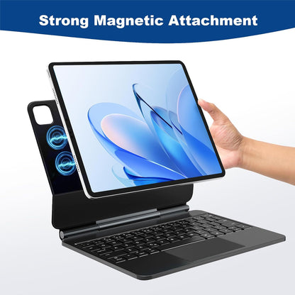 MK-M7112 Magic keyboard case featuring strong magnetic attachment for Xiaomi Pad 7 / 7 Pro 11.2” ensures secure and stable docking.