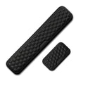 TECPHILE – Set of 2 Memory Foam Keyboard and Mouse Wrist Rest - 1