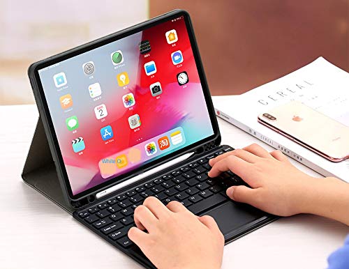 HK-T970T Wireless Keyboard Case For Samsung Tab S7+ - 7
