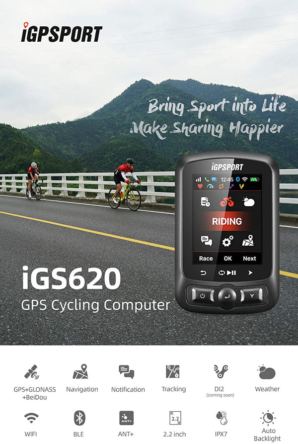 iGPSPORT - iGS620 GPS Cycling Computer - 6