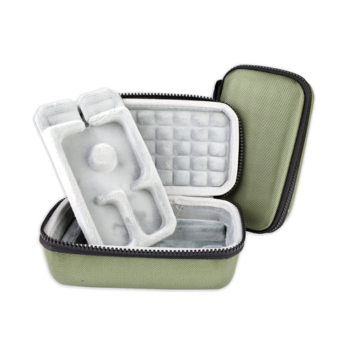 Buy olive-green AUDIOCULAR - Earphone Carrying Case For IEMs with Handle (AC19)