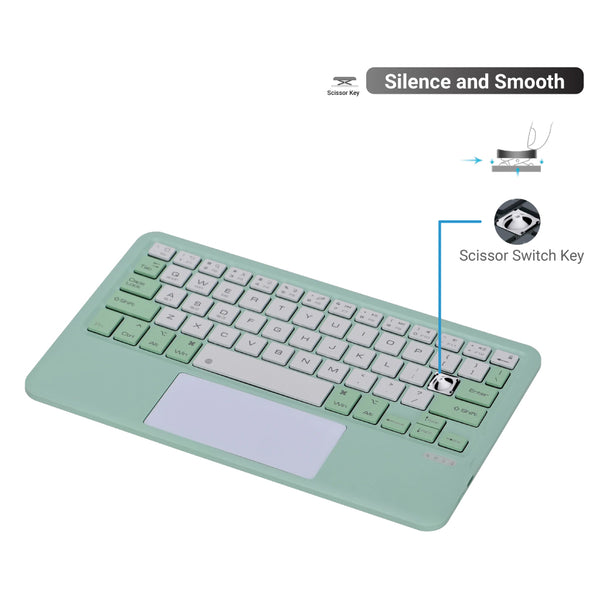 TECPHILE - B102 Wireless Keyboard with Touchpad - 21