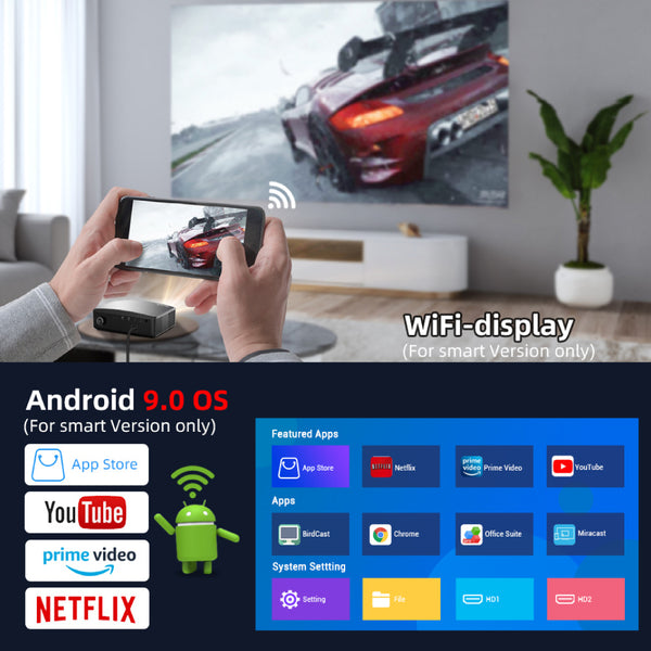 Byintek - K25 Full HD Android Projector - 4