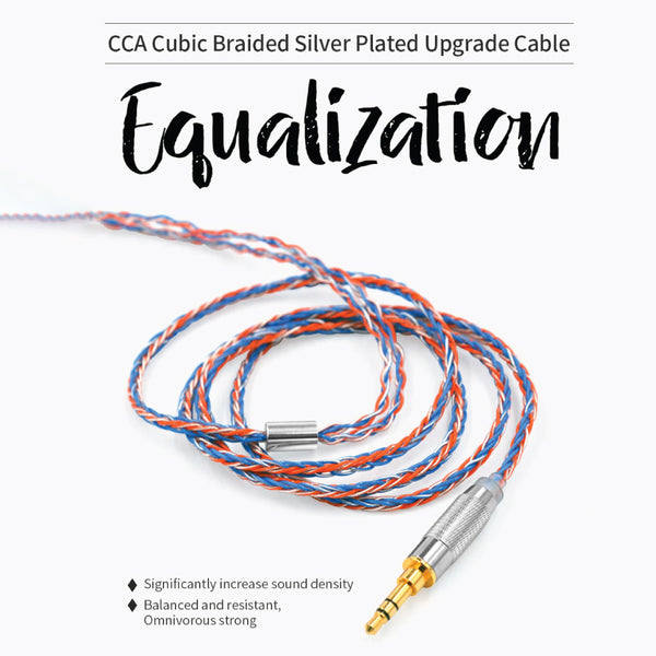 CCA - Cubic Braided Silver Plated Upgrade Cable - 3