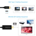 CHOETECH - XCM-1501 USB C to Mini DisplayPort Cable - 6