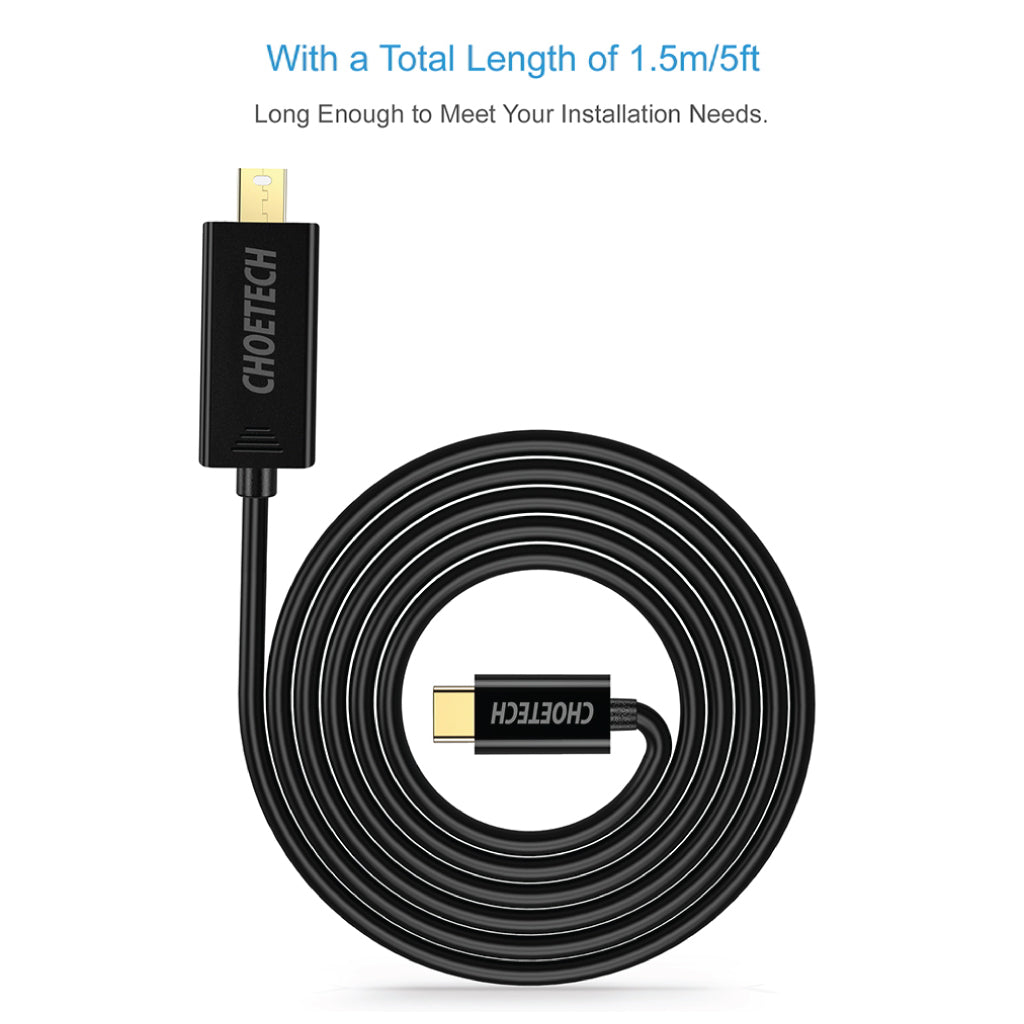 Concept-Kart-CHOETECH-XCM-1501-USB-C-to-Mini-DisplayPort-Cable-Black-1_4