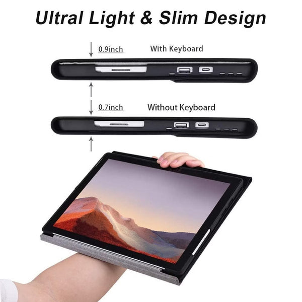 CK-13 Wireless Keyboard Folio Case for Surface Pro 8 - 8