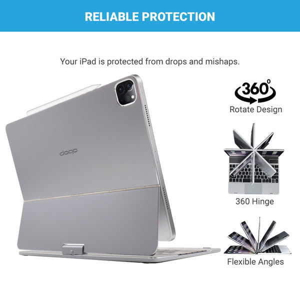 Doqo 2 Magnetic Keyboard Case For iPad Pro 12.9” - 7