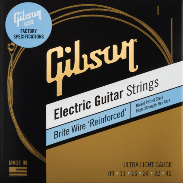 Gibson - Brite Wire 'Reinforced' Electric Guitar Strings - 1