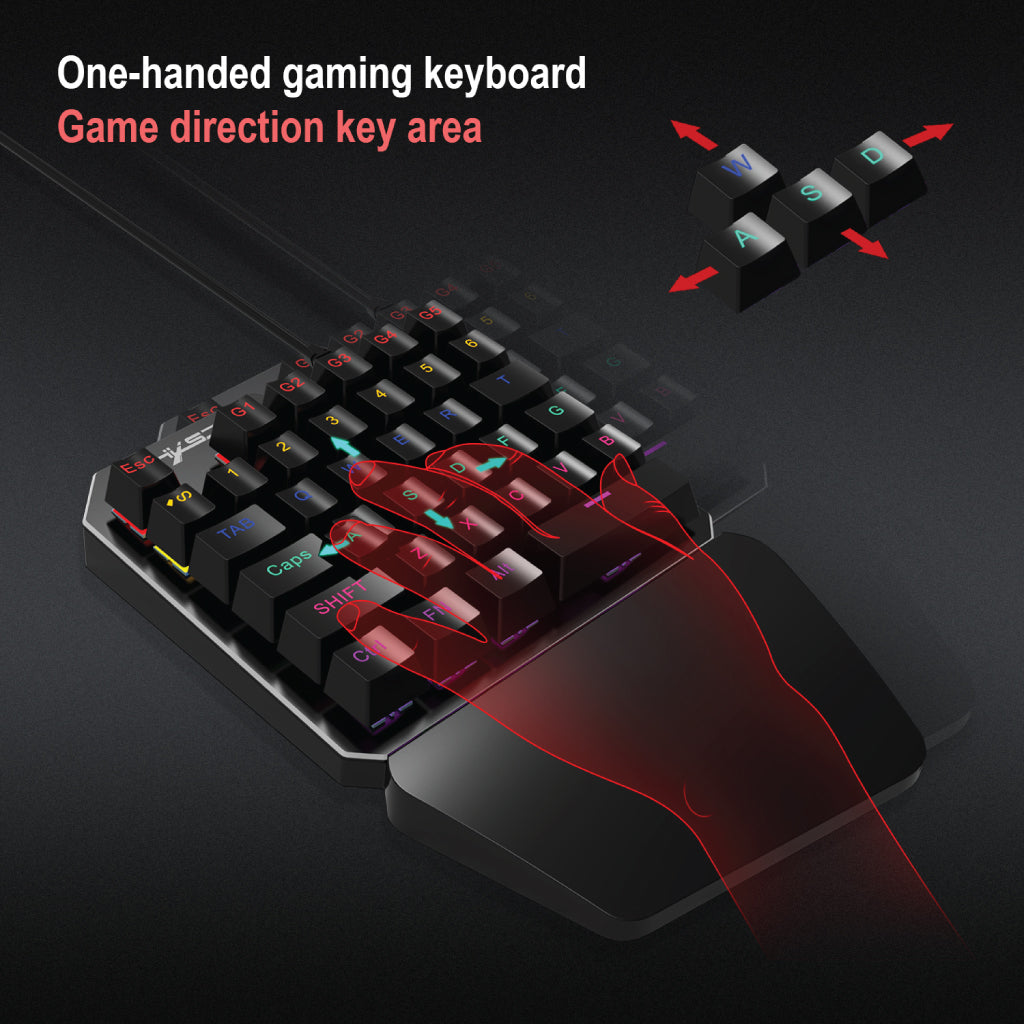 HXSJ J100 Wired Gaming Keyboard | Concept Kart