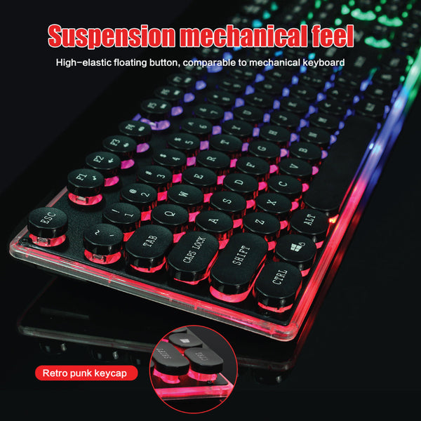 HXSJ - J40 Wired Gaming Keyboard Mouse Combo - 8