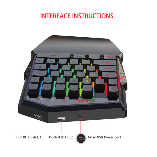 HXSJ - K99 Wireless Gaming Keyboard  Mouse Combo - 18