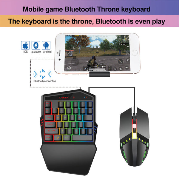 HXSJ - K99 Wireless Gaming Keyboard  Mouse Combo - 8