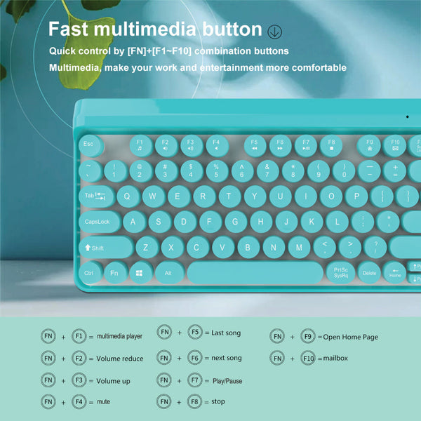 HXSJ - L100 Wireless Gaming Keyboard Mouse Combo - 3