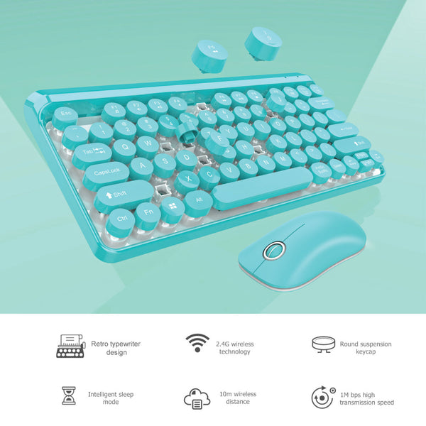 HXSJ - L100 Wireless Gaming Keyboard Mouse Combo - 8