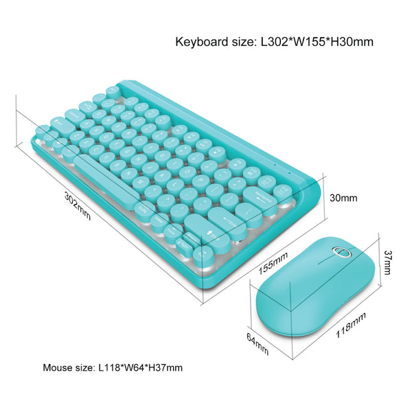 HXSJ - L100 Wireless Gaming Keyboard Mouse Combo - 12