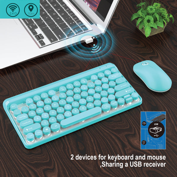 HXSJ - L100 Wireless Gaming Keyboard Mouse Combo - 5