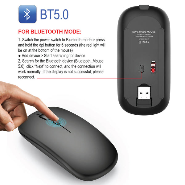 HXSJ - M90 Wireless Mouse - 5