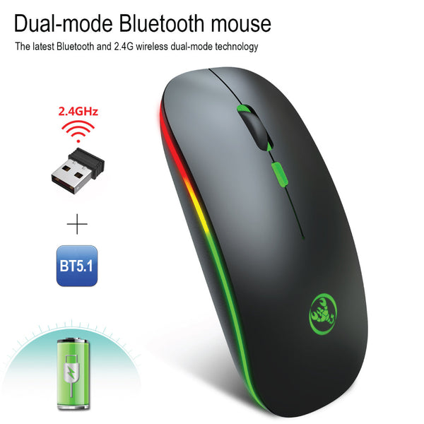 HXSJ - T18  Dual Mode Wireless Mouse - 6