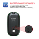 HXSJ - T18  Dual Mode Wireless Mouse - 9